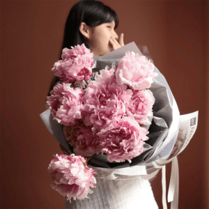 Bó mẫu đơn hồng Pink Peony Dream